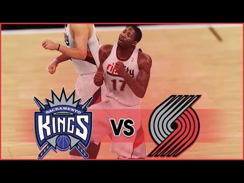 NBA 2K16 Portland Trail Blazers MyLeague- Playoff Position vs Sacramento Kings