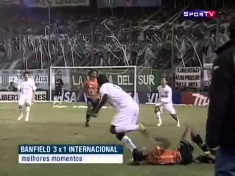 Banfield 3 x 1 Internacional - Copa Libertadores 2010 - Oitavas de Final - 1ª Jogo