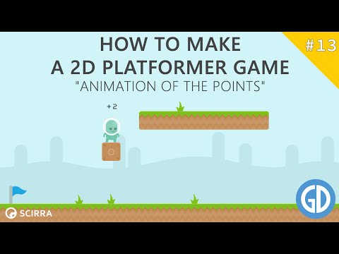 13. How To Make A 2D Platformer Game (Animation of The Points) Construct 2 Tutorial