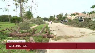 Hurricane Milton's aftermath in Wellington