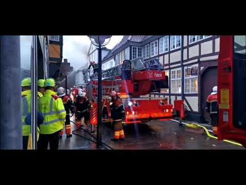 Brand i Faaborg efter lynnedslag