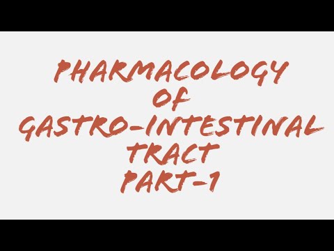 PHARMACOLOGY LECTURES II GIT ACID PEPTIC D O II PART 1 II H 2 BLOCKERS II KATZUNG II
