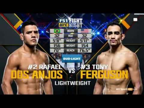 The best moments of the battle MMA/UFC: Rafael dos Anjos vs. Tony Ferguson