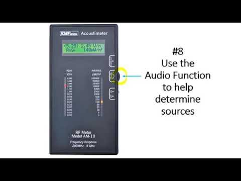 Quick Summary: How to Use the Acoustimeter to Measure Radio Frequency Fields