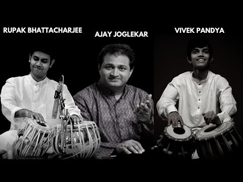 Unique Tabla Duet | Vivek Pandya |  Rupak Bhattacharjee | Harmonium-- Pt. Ajay Joglekar