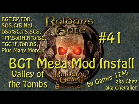 Let's Play Baldur's Gate Trilogy Mega Mod Part 41 -  Valley of the Tombs