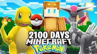 I Survived 2100 Days in Minecraft POKEMON
