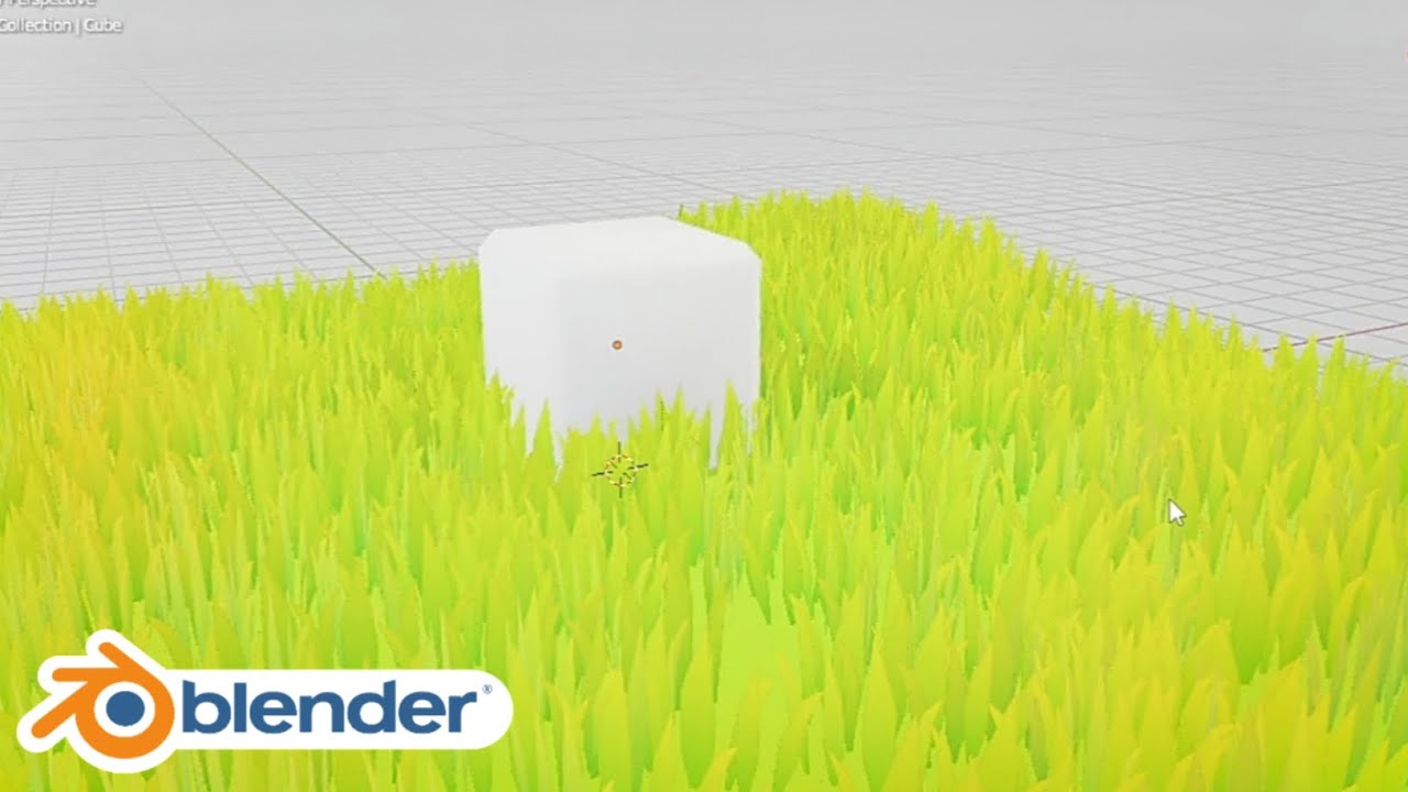 Blender Easy Stylized Grass Tutorial
