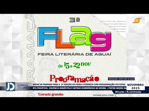 AGUAÍ REALIZA A 3ª EDIÇÃO DA FEIRA LITERÁRIA COM PROGRAMAÇÃO CULTURAL