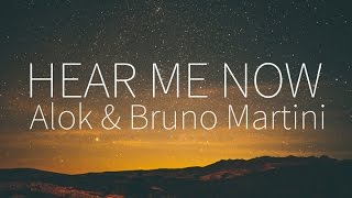 Alok, Bruno Martini feat. Zeeba | Hear Me Now [Lyrics]