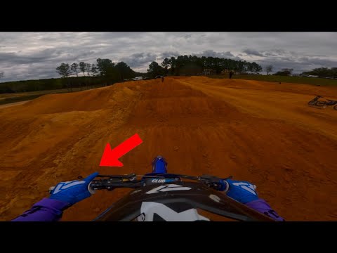 HELMET CAM - ClubMX Hand Brake Supercross Laps with Max Vohland (GoPro POV)