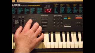 Video thumbnail for YAMAHA PSS-280 by UPROAR 24