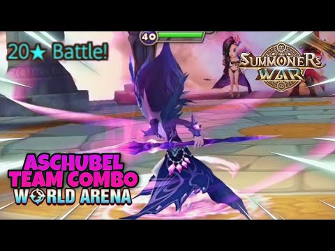 Aschubel Team Combo in World Arena Ep. 3 - Summoners War