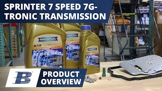 Sprinter Transmission Fluid Change Kit Product Overview (7-Speed 7G-Tronic 722.9)