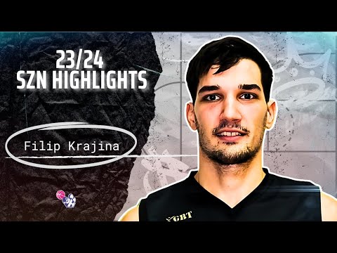 Filip Krajina Highlights 2023/24 || Croatia A1 Liga & Premijer Liga  || KK Jazine/KK Skrljevo