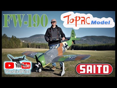 TopRC FW-190 with Saito 90cc Radial engine