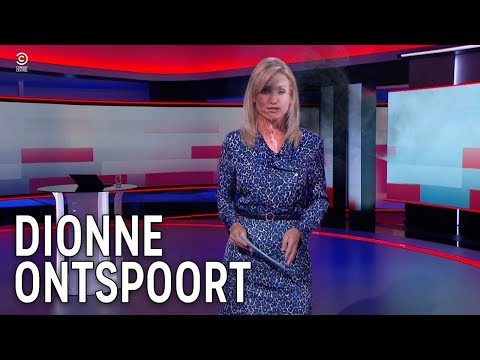 DIONNE STAX ONTSPOORT tijdens AFSCHEID NOS journaal