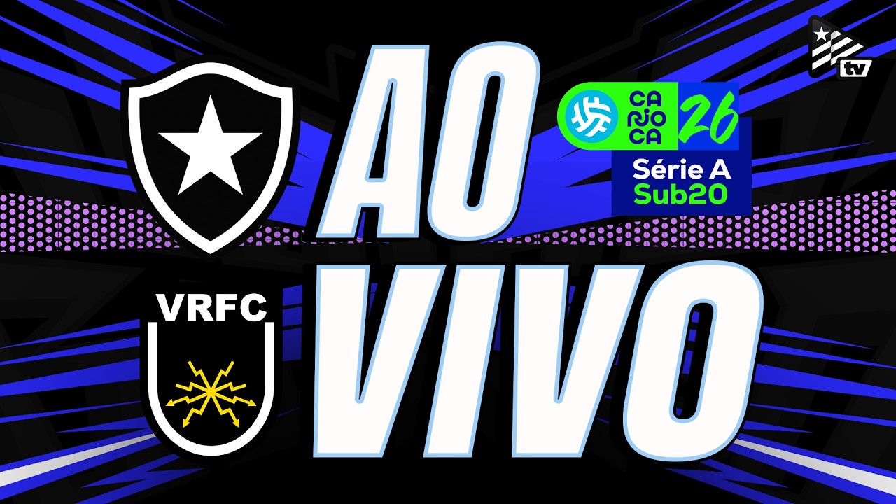 AO VIVO | Botafogo enfrenta o Volta Redonda pela 4ª rodada do Campeonato Carioca Sub-20