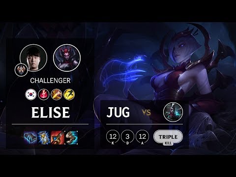 Elise Jungle vs Ekko - KR Challenger Patch 10.7