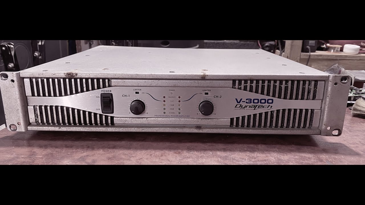 How to repair Dynatech V-3000 Power Amplifier?