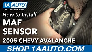 How to Replace MAF Mass Air Flow Sensor 02-06 Chevy Avalanche 1500
