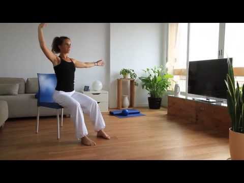 Abdominales con una silla