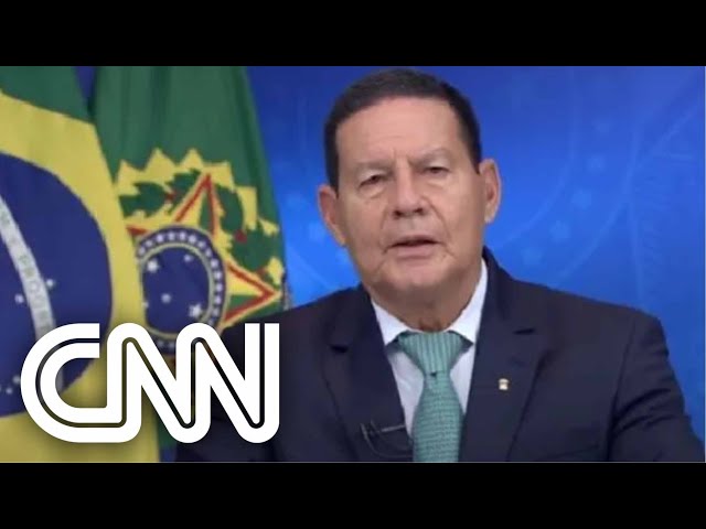 Assista o pronunciamento de Hamilton Mourão | CNN PRIME TIME