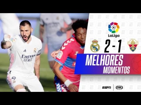 VIRADA EMOCIONANTE NO ÚLTIMO MINUTO! Melhores momentos de Benzema 2x1 Elche em LaLiga