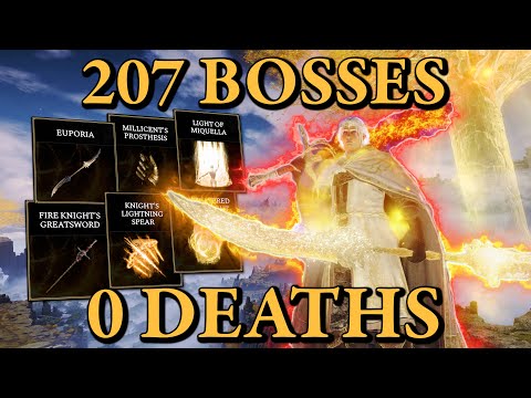 ALL 207 Elden Ring & DLC Bosses Without Dying While EVERYTHING Is Random!