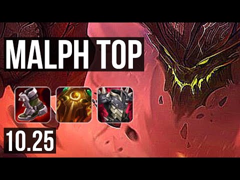 MALPHITE vs RENEKTON (TOP) (DEFEAT) | 70% winrate, 0/1/7 | EUW Master | v10.25