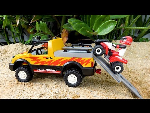 Camion et Quad Vidéo Playmobil Jouets