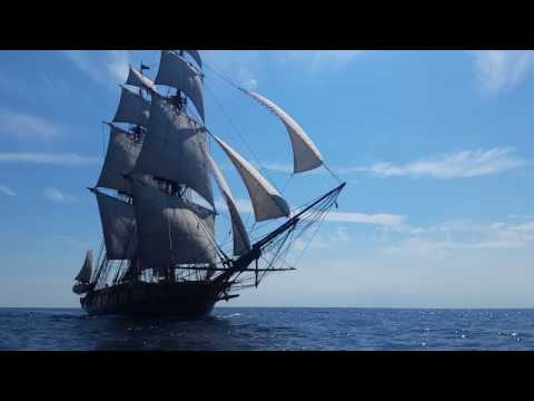 US Brig Niagara Under Full Sail
