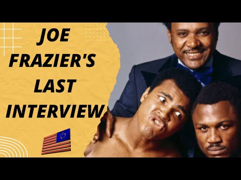 Joe Frazier: The Shocking Secret Revealed in His Last Interview about Muhammed Ali and more.