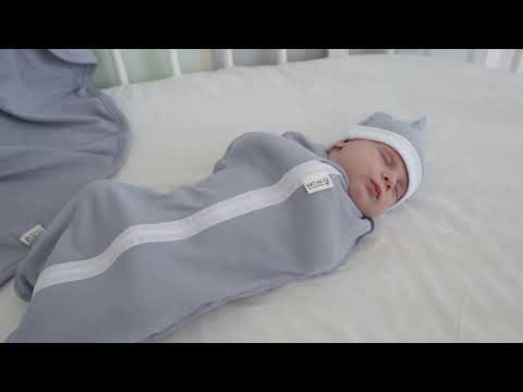 Миниатюра изображения товара Пеленка-кокон детская Amarobaby Nature Essence / AB-OD21-NE57/11-56 (серый, р-р 56-68)