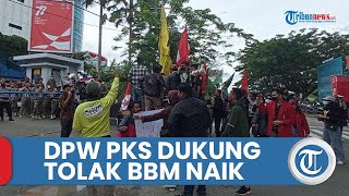 DPW PKS Kaltara Dukung Aksi Demonstrasi Mahasiswa Tolak Kenaikan Harga BBM Subsidi di Tanjung Selor