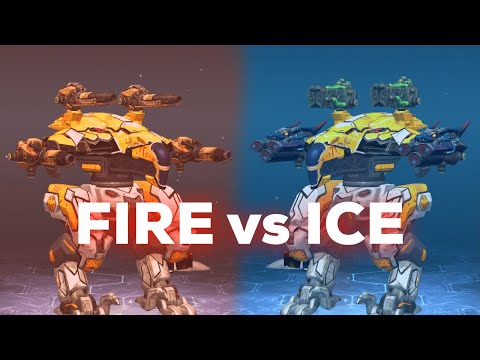 CRYO RIME Raven vs IGNITER BLAZE Raven - MK2 MAXED - War Robots - WR