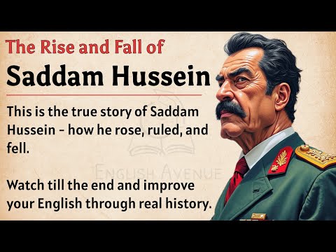 The Unbelievable Story of Saddam hussein || Learn English Through Story Level 3 🔥 || Improve English