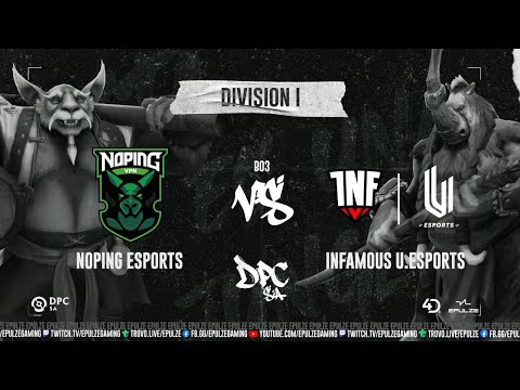 Game 1 | Infamous U.Esports vs. NoPing | SA DPC Division I | Gareth & Lacoste