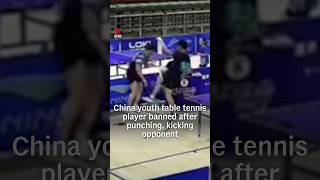 14-year-old table tennis player banned one year after punching opponent during selection trials