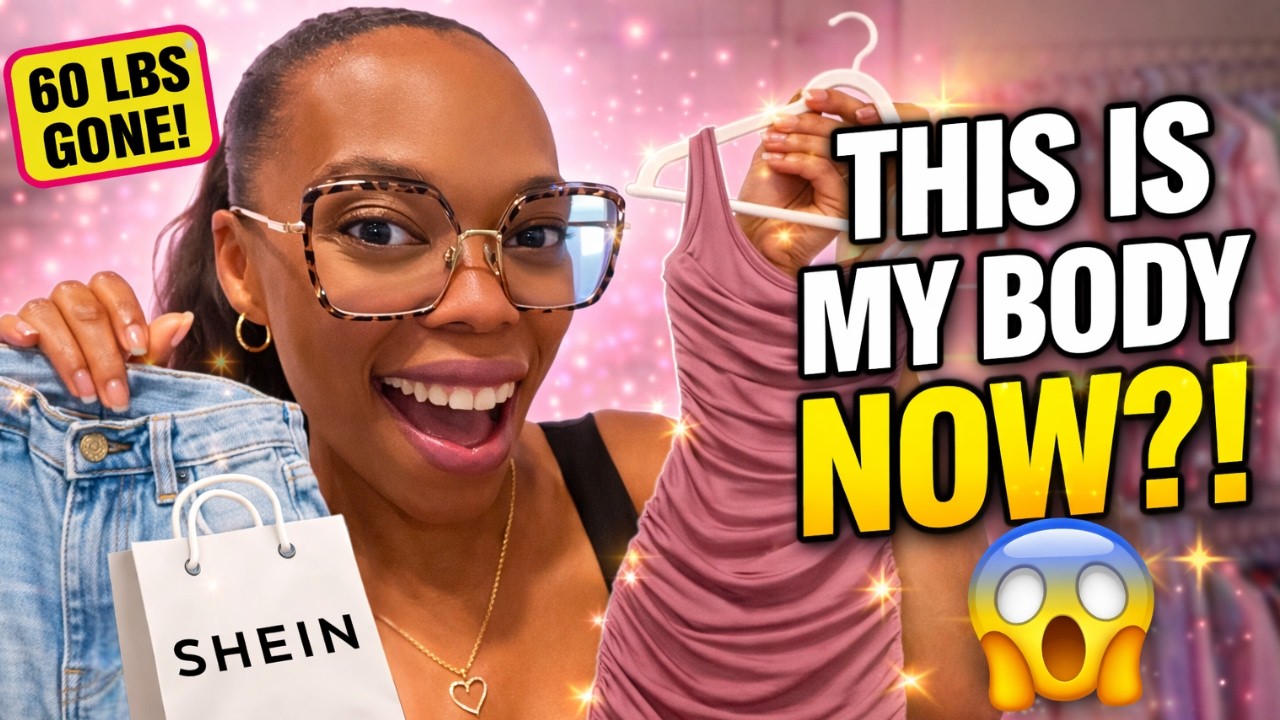 I Lost 60+ lbs on Tirzepatide 😳 SHEIN Try On Haul for My NEW Body Maintenance Glow Up