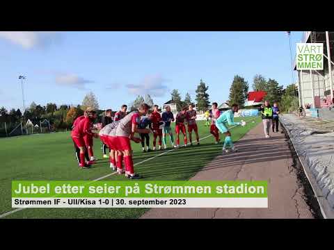 Strømmen IF-jubel: Seier over Ull/Kisa i PostNord-ligaen 30. september 2023 | Video: Vårt Strømmen
