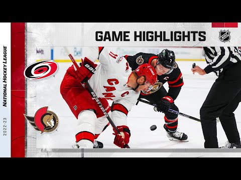Hurricanes @ Senators 4/10 | NHL Highlights 2023