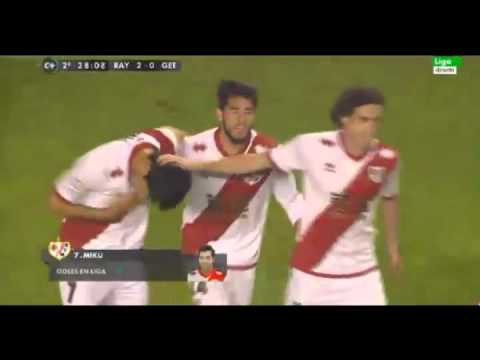 Gol del Venezolano Miku Fedor en el Rayo 2-0 Getafe |