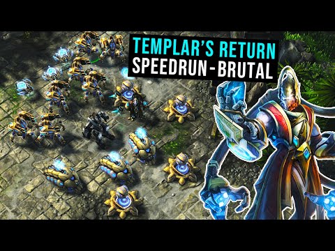 StarCraft 2 LotV Speedrun - Mission 17: Templar's Return (Brutal)
