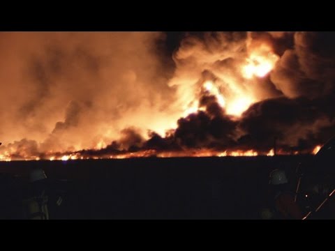 Großbrand in Sulingen (08.01.2011)
