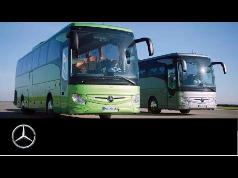 Weltpremiere des neuen Reisebus Tourismo RHD