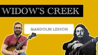 Widow’s creek mandolin lesson (Norman Blake)
