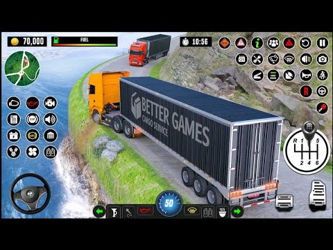 Dangerous Mountain Truck Drive 😱 | Indian Truck Simulator - Android Gameplay 