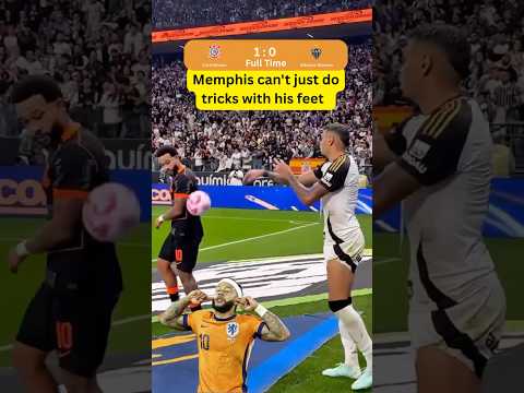 Memphis Depay hits back! ⚽🔥 Don’t mess with Memphis 😤 | Memphis vs Ruan #shorts