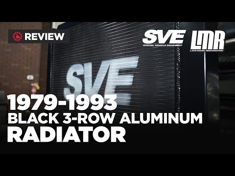 1979-1993 Fox Body Mustang SVE Black Aluminum Radiator - Review